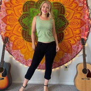 Vintage Green polka-dot shirt